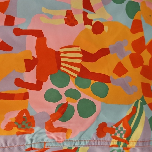 💕ADIDAS x FARM RIO💕 Unitefit Shorts ~ Red Tropical Beach Print Medium M NWT - Picture 11 of 14